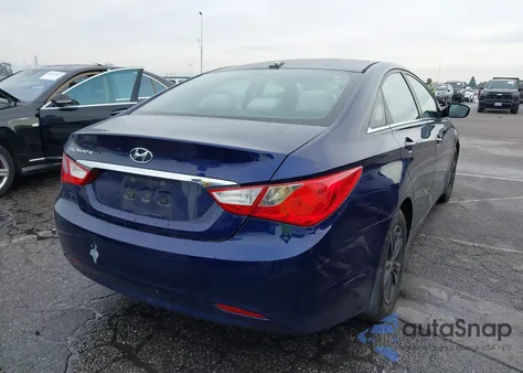 2013 Hyundai Sonata Gls из США, поврежденный, VIN 5NPEB4AC6DH711291